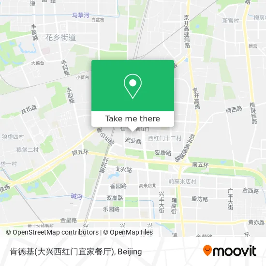 肯德基(大兴西红门宜家餐厅) map