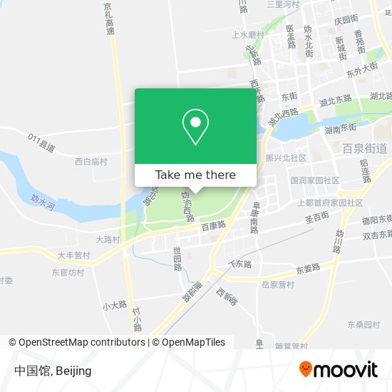 中国馆 map