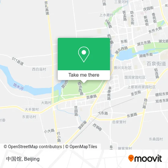 中国馆 map