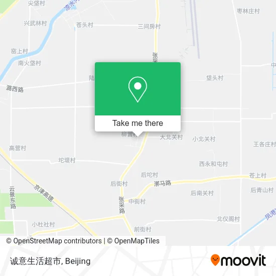 诚意生活超市 map