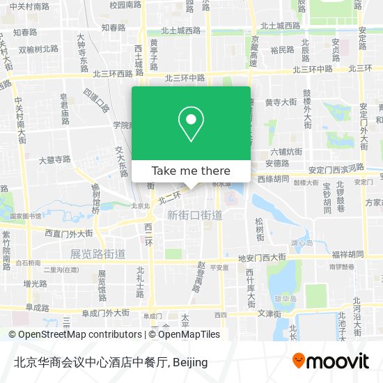 北京华商会议中心酒店中餐厅 map