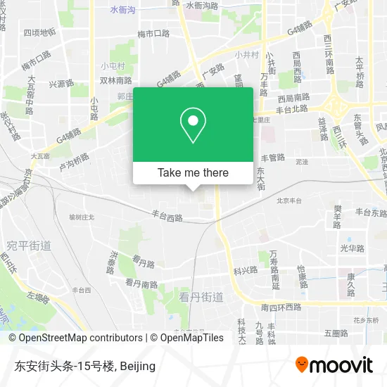 东安街头条-15号楼 map