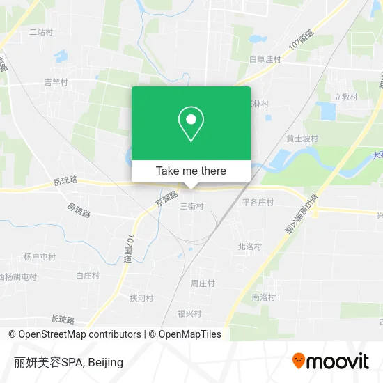 丽妍美容SPA map