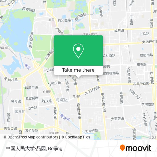 中国人民大学-品园 map