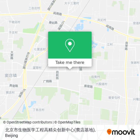 北京市生物医学工程高精尖创新中心(窦店基地) map
