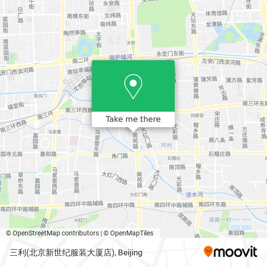 三利(北京新世纪服装大厦店) map
