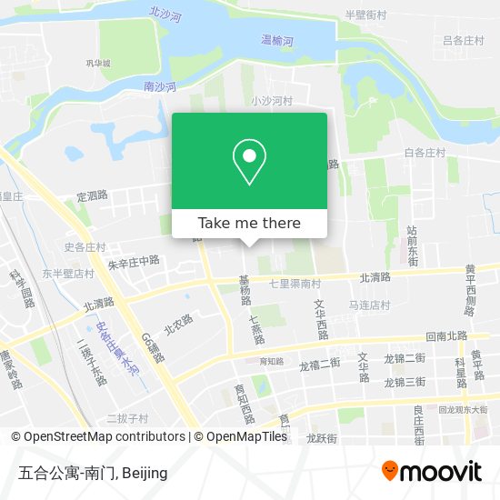 五合公寓-南门 map