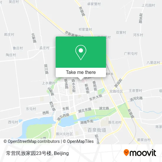 常营民族家园23号楼 map