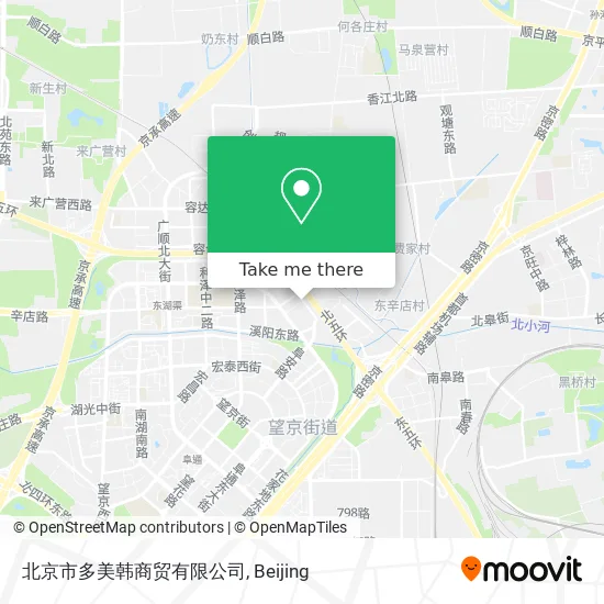 北京市多美韩商贸有限公司 map
