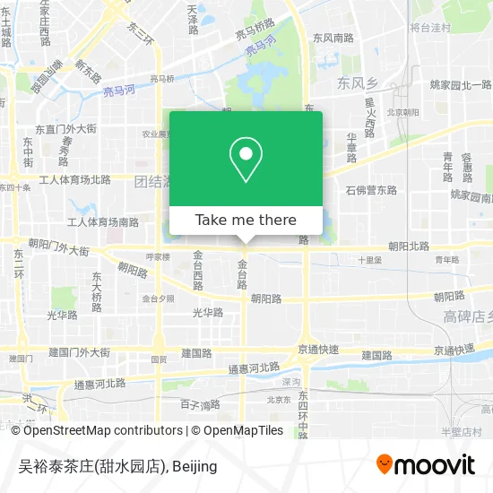 吴裕泰茶庄(甜水园店) map