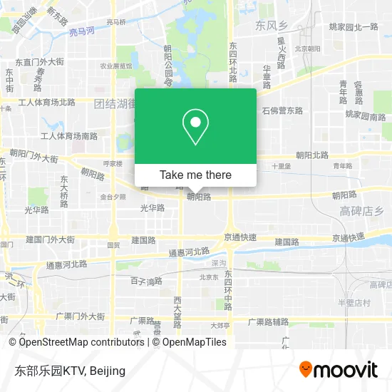 东部乐园KTV map