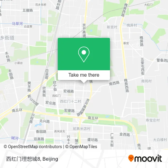 西红门理想城8 map