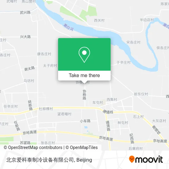 北京爱科泰制冷设备有限公司 map