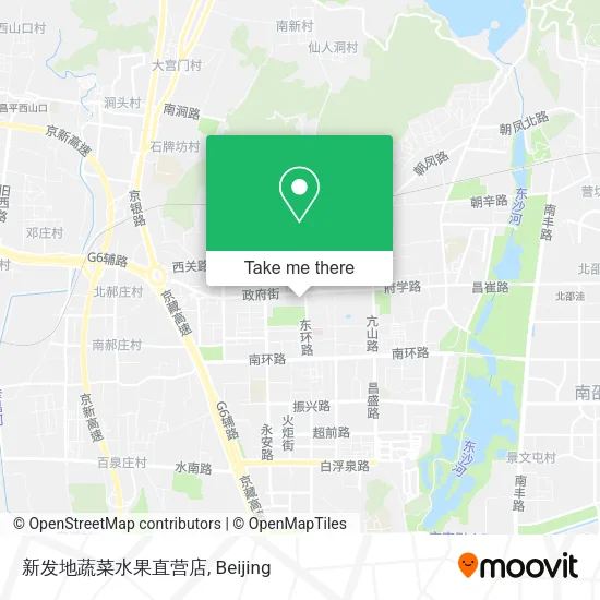 新发地蔬菜水果直营店 map