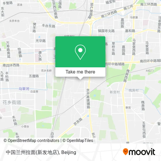 中国兰州拉面(新发地店) map