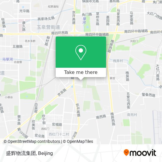 盛辉物流集团 map