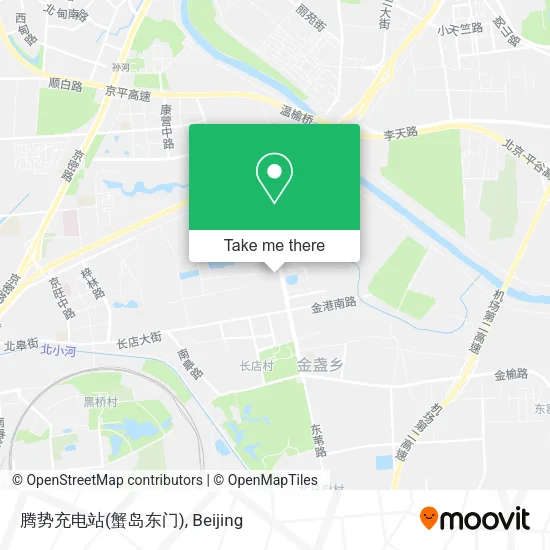 腾势充电站(蟹岛东门) map