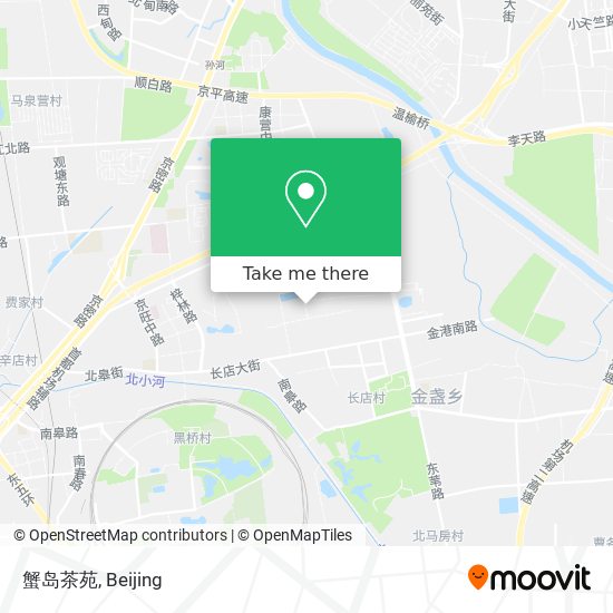 蟹岛茶苑 map