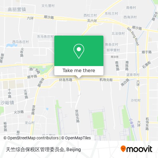 天竺综合保税区管理委员会 map