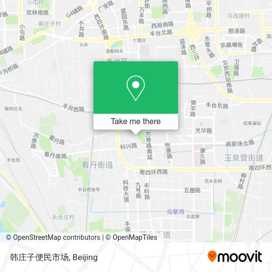 韩庄子便民市场 map