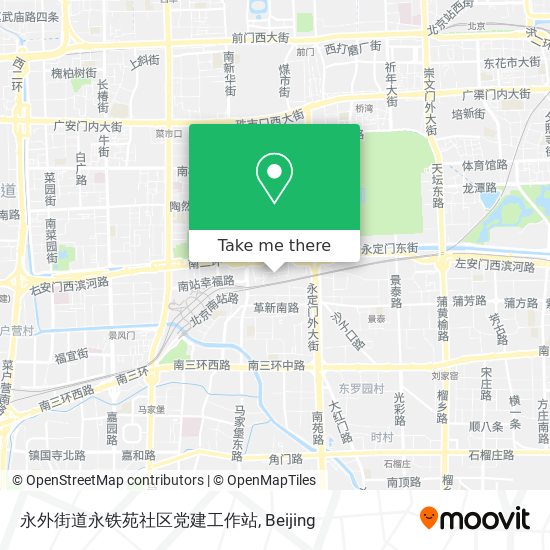 永外街道永铁苑社区党建工作站 map