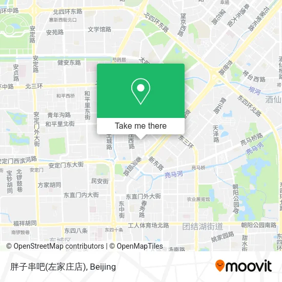 胖子串吧(左家庄店) map