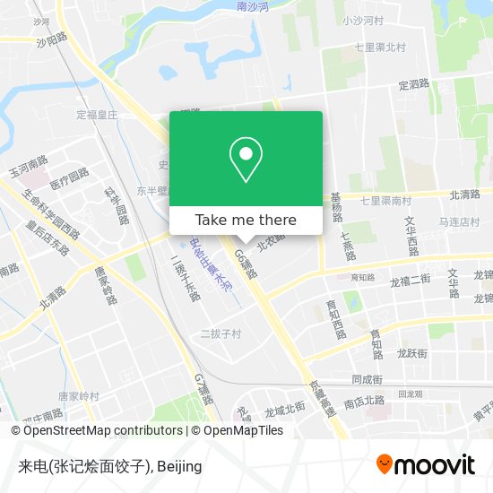 来电(张记烩面饺子) map