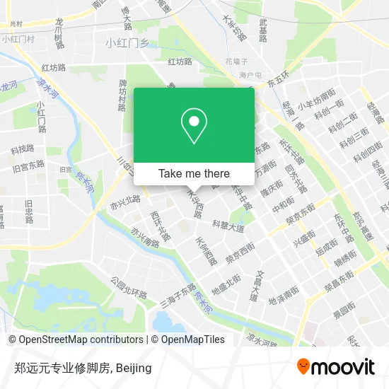 郑远元专业修脚房 map