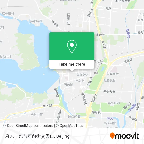 府东一条与府前街交叉口 map