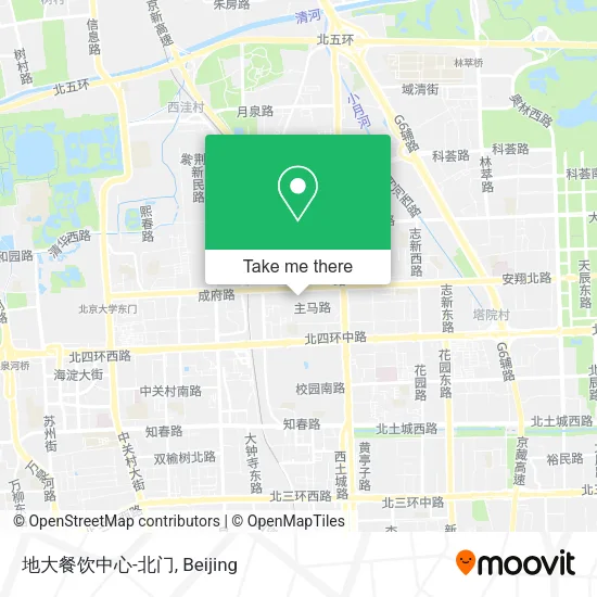 地大餐饮中心-北门 map