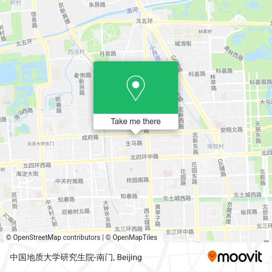 中国地质大学研究生院-南门 map