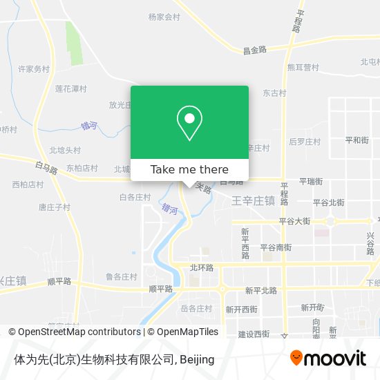 体为先(北京)生物科技有限公司 map