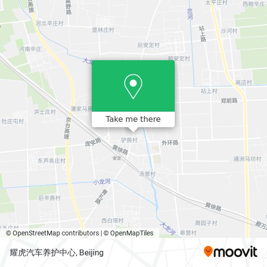 耀虎汽车养护中心 map