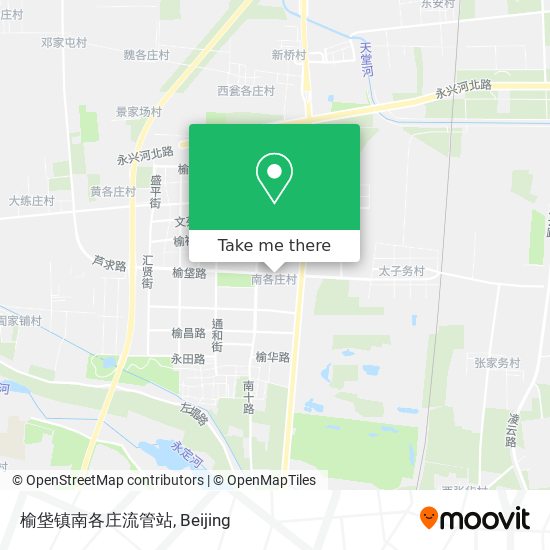 榆垡镇南各庄流管站 map