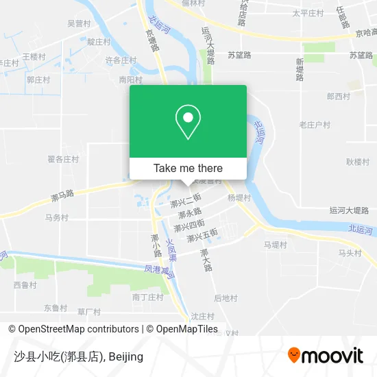 沙县小吃(漷县店) map