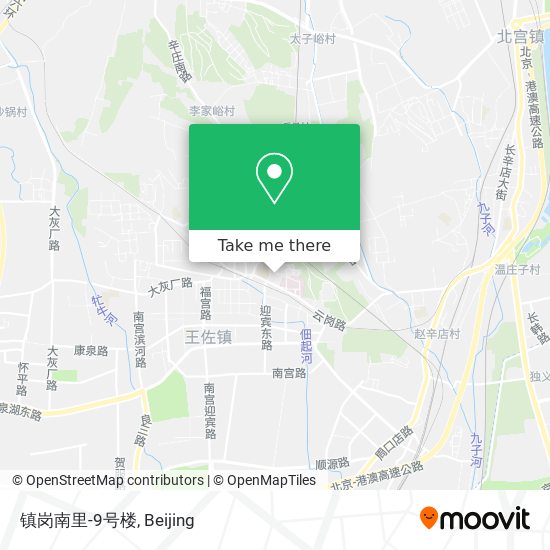 镇岗南里-9号楼 map