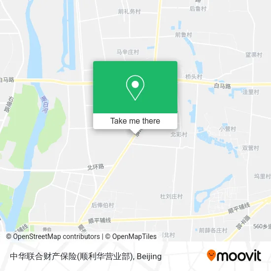 中华联合财产保险(顺利华营业部) map
