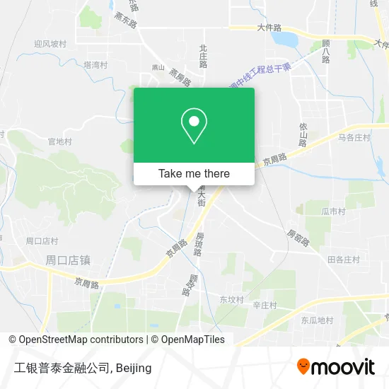 工银普泰金融公司 map
