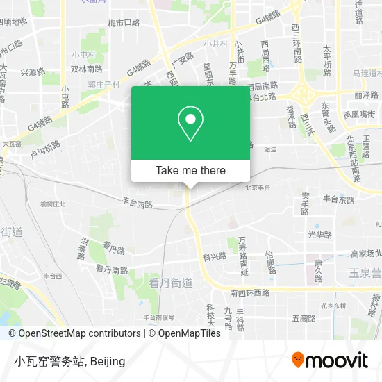小瓦窑警务站 map
