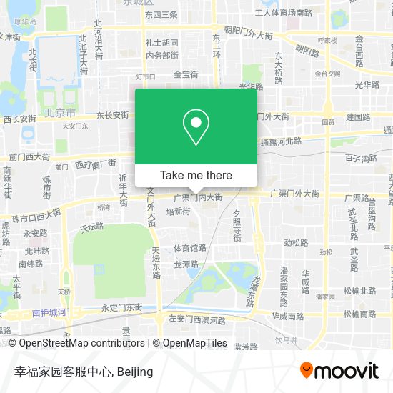 幸福家园客服中心 map