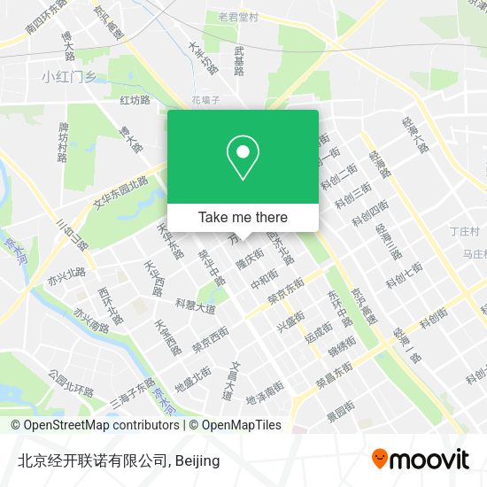 北京经开联诺有限公司 map