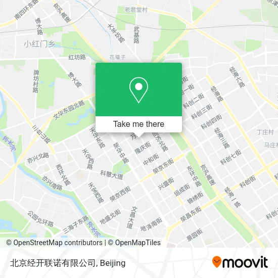 北京经开联诺有限公司 map