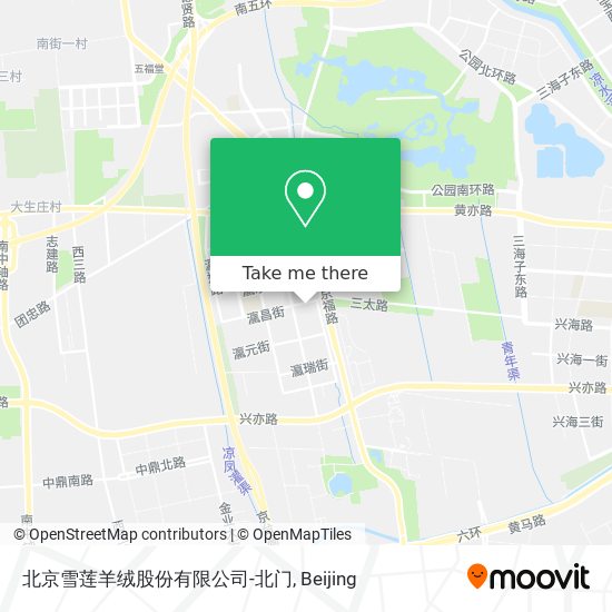 北京雪莲羊绒股份有限公司-北门 map