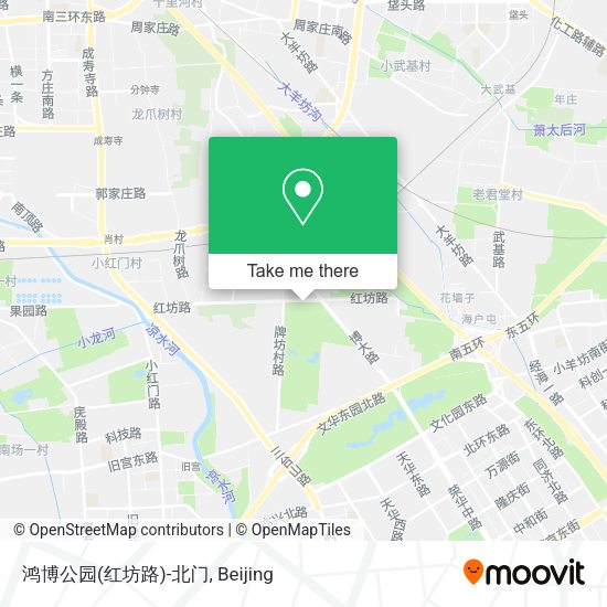 鸿博公园(红坊路)-北门 map