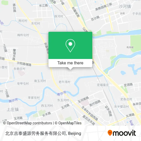 北京吉泰盛源劳务服务有限公司 map