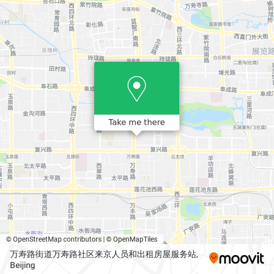 万寿路街道万寿路社区来京人员和出租房屋服务站 map