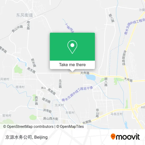 京源水务公司 map