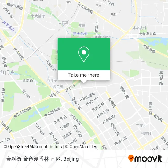 金融街·金色漫香林-南区 map