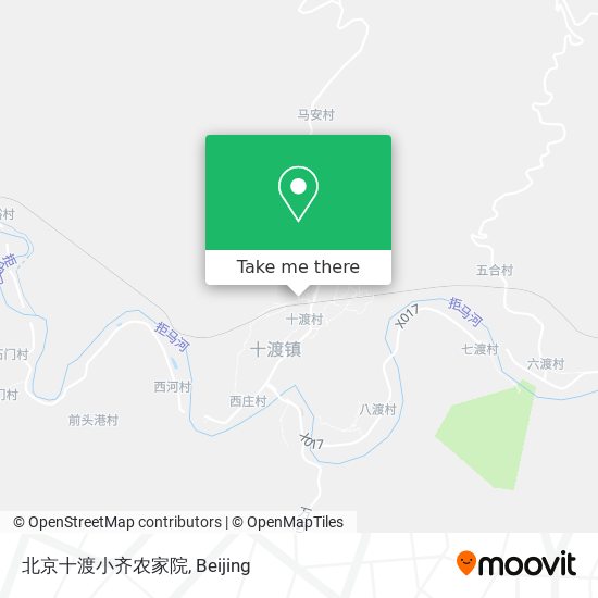 北京十渡小齐农家院 map