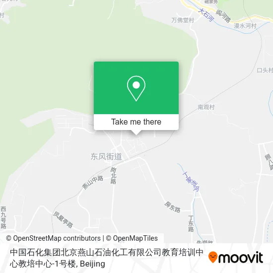 中国石化集团北京燕山石油化工有限公司教育培训中心教培中心-1号楼 map